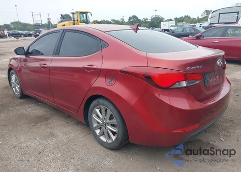 2016 Hyundai Elantra Se из США, поврежденный, VIN 5NPDH4AEXGH683088